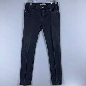 I&M Premium Slim Straight Jeans Womens Size 9 Mid Rise Stretch Casual Blue